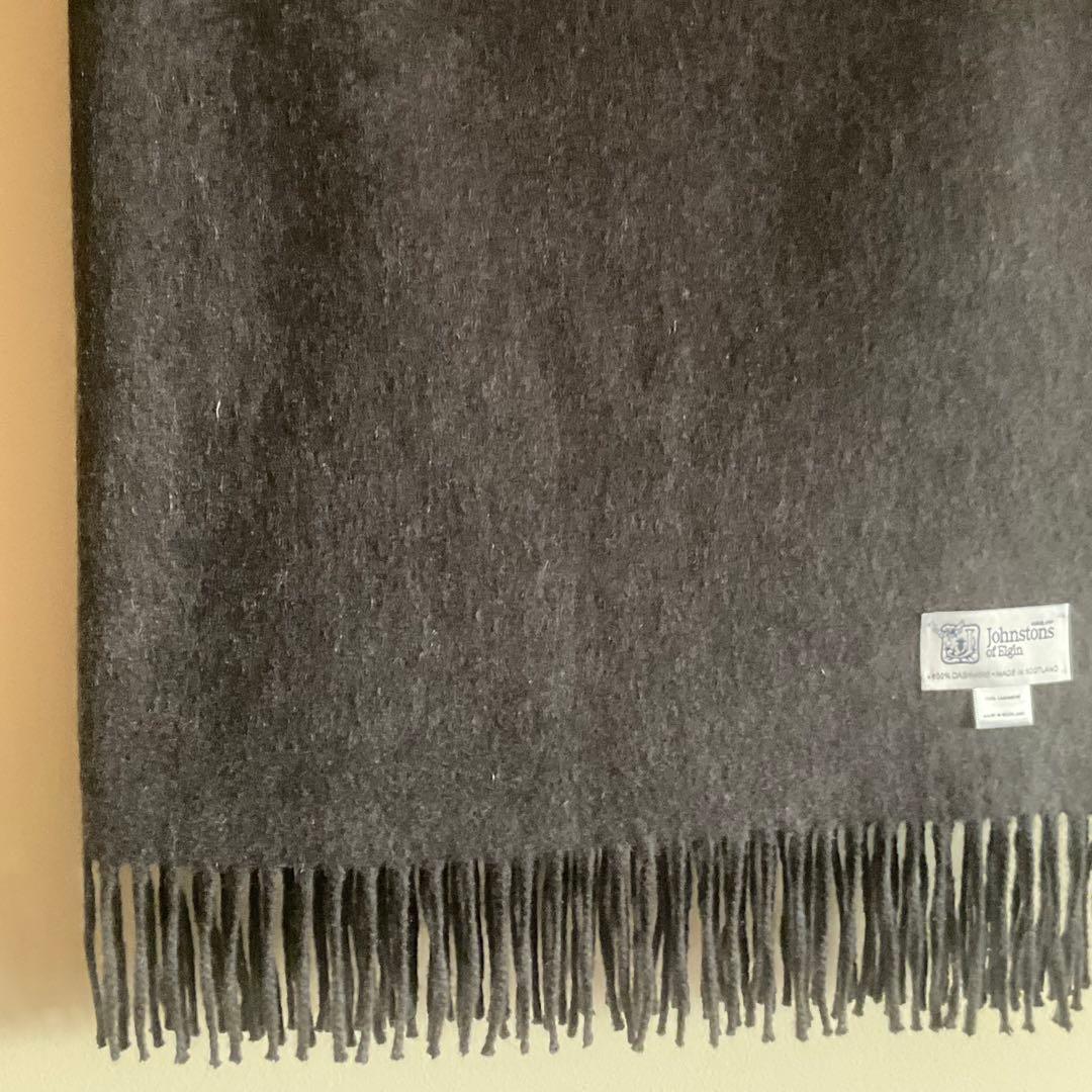 極美品　Johnstons カシミヤ大判ストール　クリーニング済み
