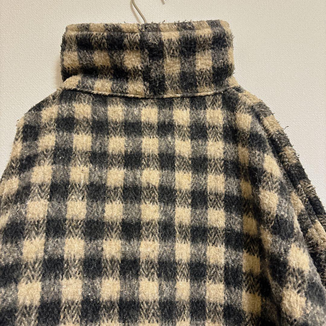 EARTH RAGZ チェック ジャケット ハーフジップ　XL アメカジ