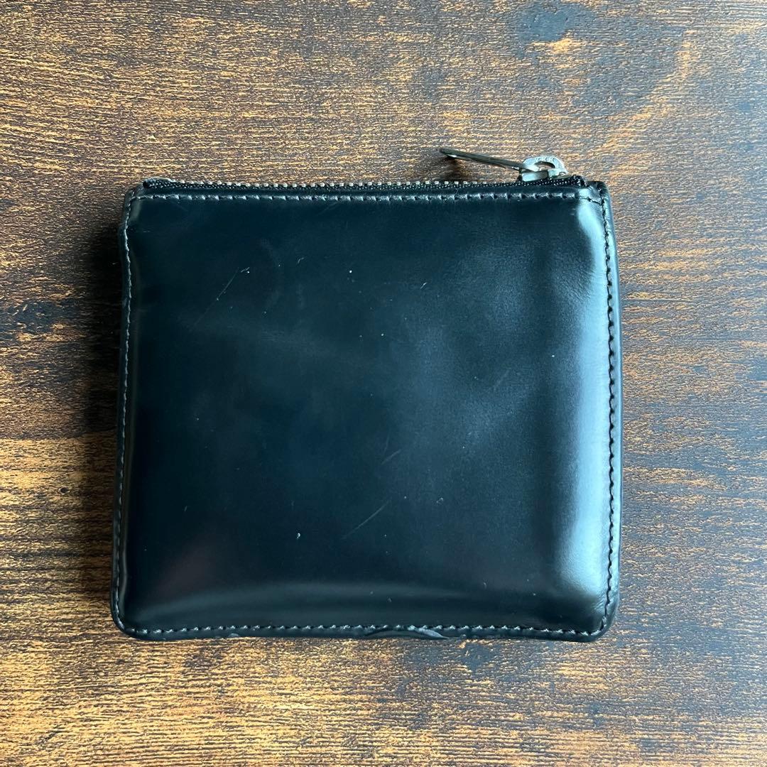 MAISON MARGIELA 二つ折り財布　ブラック　レザー