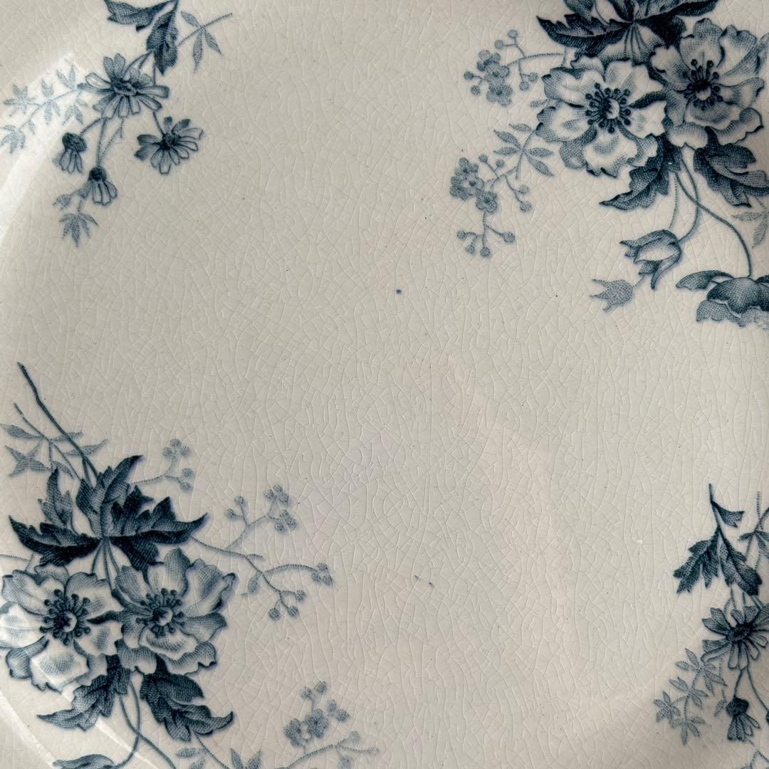 フランスアンティーク　ショワジールロイ　Choisy BRESTOIS　平皿