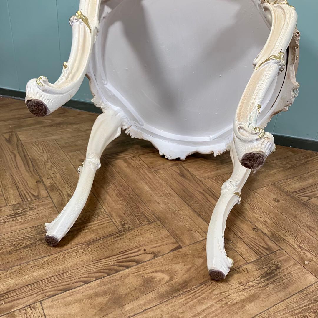 ロココ調　アンティーク　ローテーブル　ティーテーブル　猫足　洋風