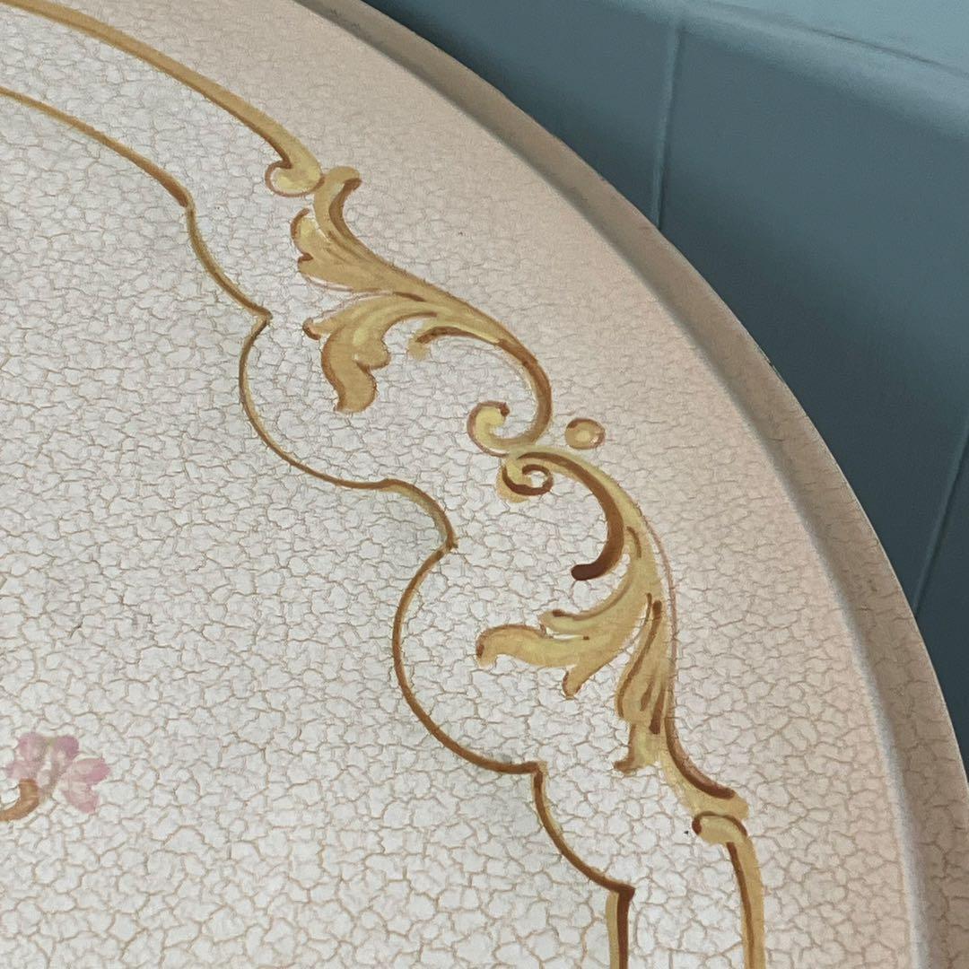 ロココ調　アンティーク　ローテーブル　ティーテーブル　猫足　洋風