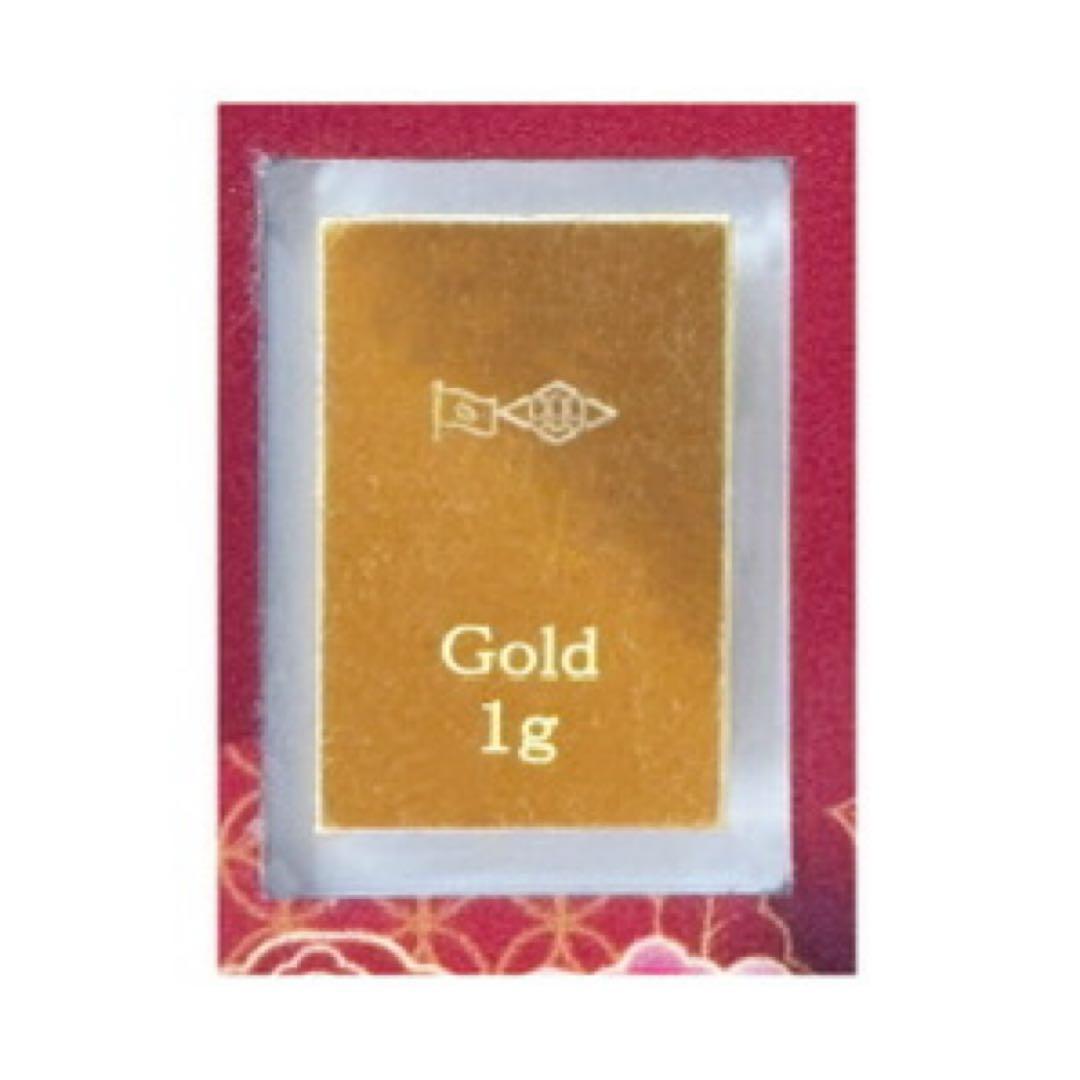 PLACHINO Gold 1g マーブルデザインカード