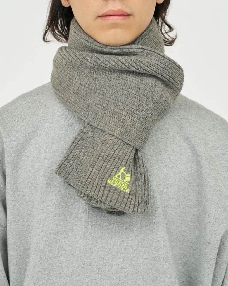 【FreshService】THERMAL RIB KNIT SCARFマフラー