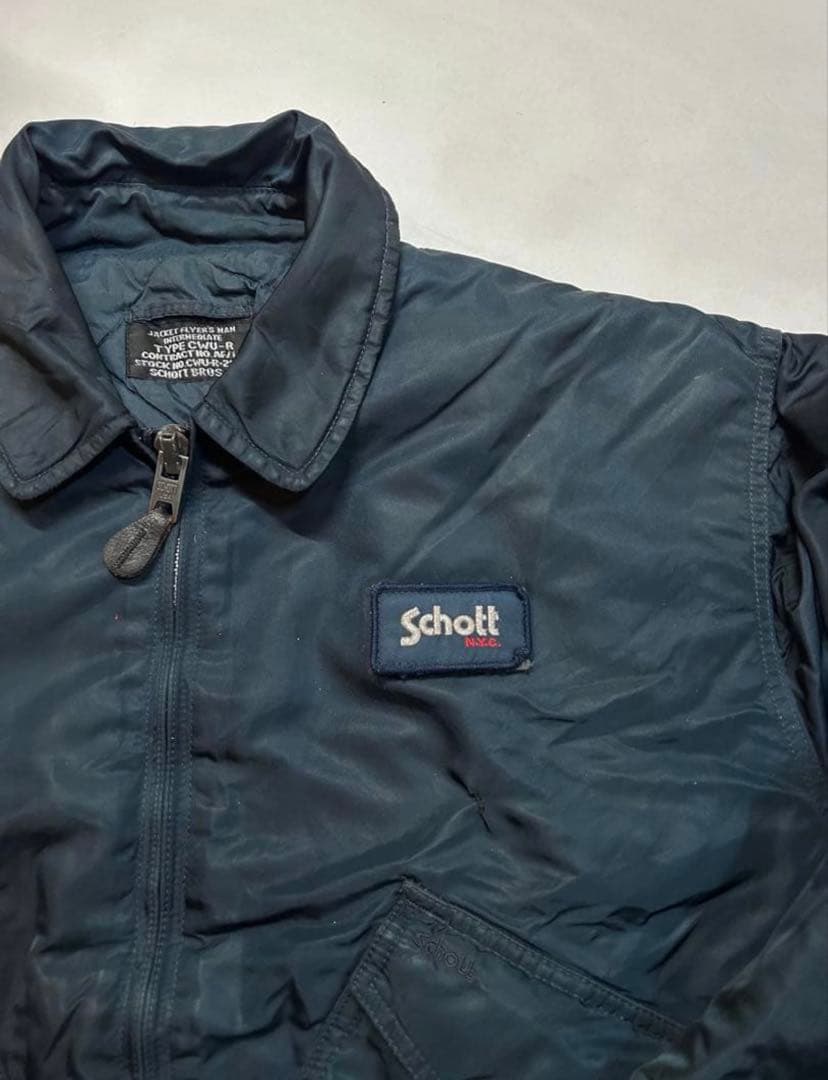 ま*お様 激レア田中シェン着Schott NYC flight jacket L