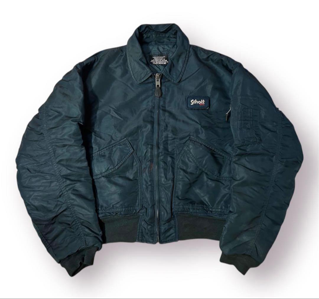 ま*お様 激レア田中シェン着Schott NYC flight jacket L