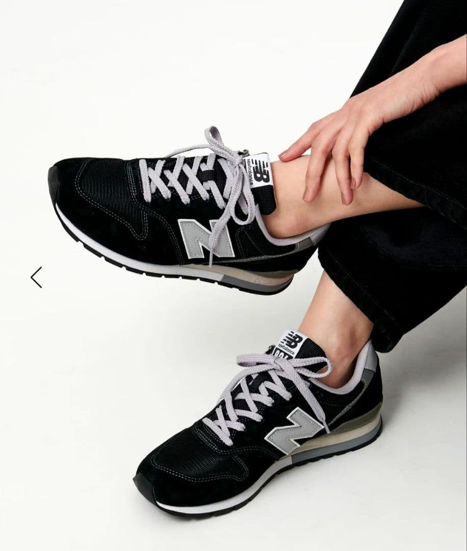 新品未使用　new balanceニューバランス　966 　ブラック　24センチ