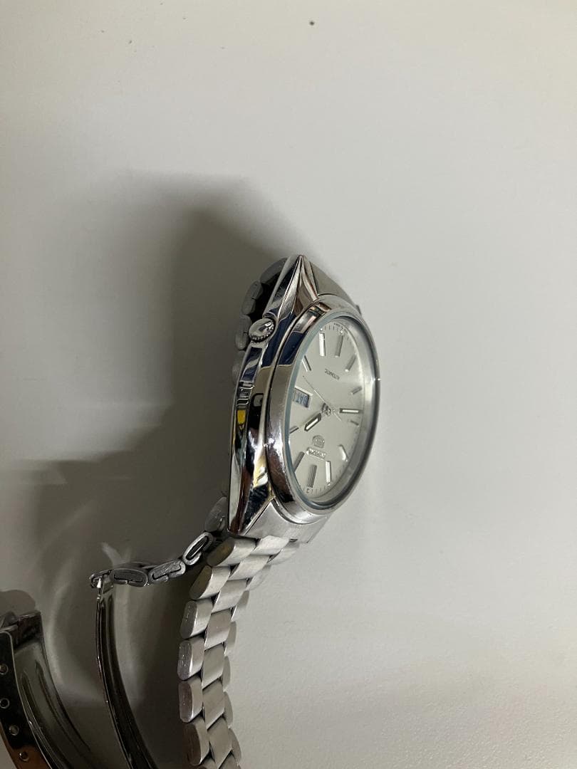 SEIKO 5 セイコー 自動巻き シルバー 時計　7009-3040