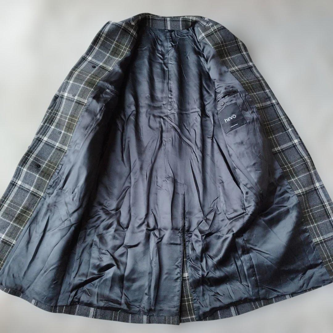 極美品✨イーヴォ ラグランスリーブバルカラーコート イタリア製 S相当