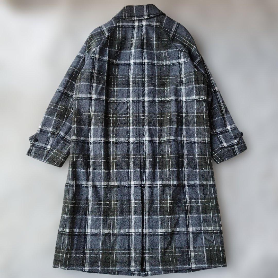 極美品✨イーヴォ ラグランスリーブバルカラーコート イタリア製 S相当