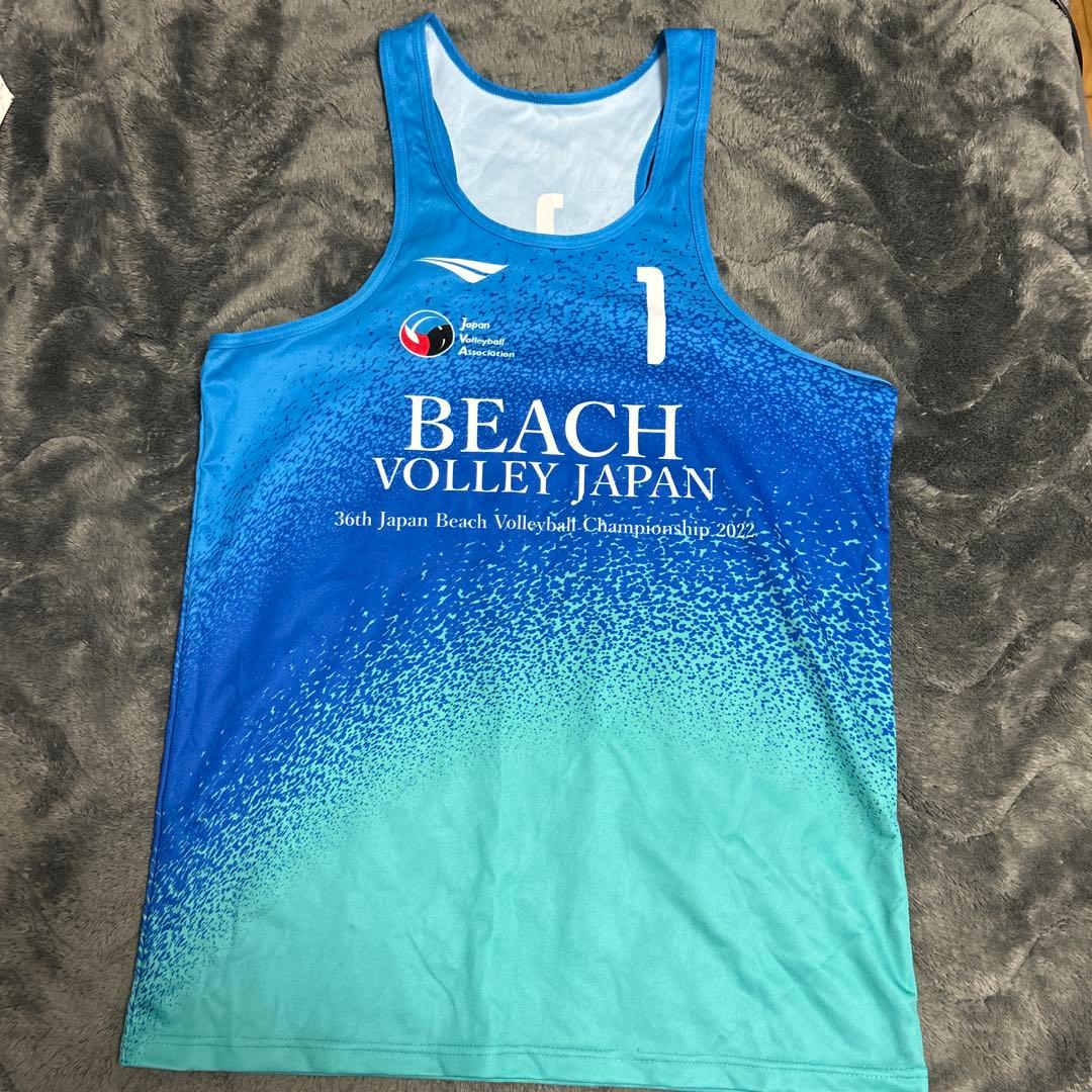 ビーチバレーボール ジャパンツアー タンクトップ ユニフォーム 2022