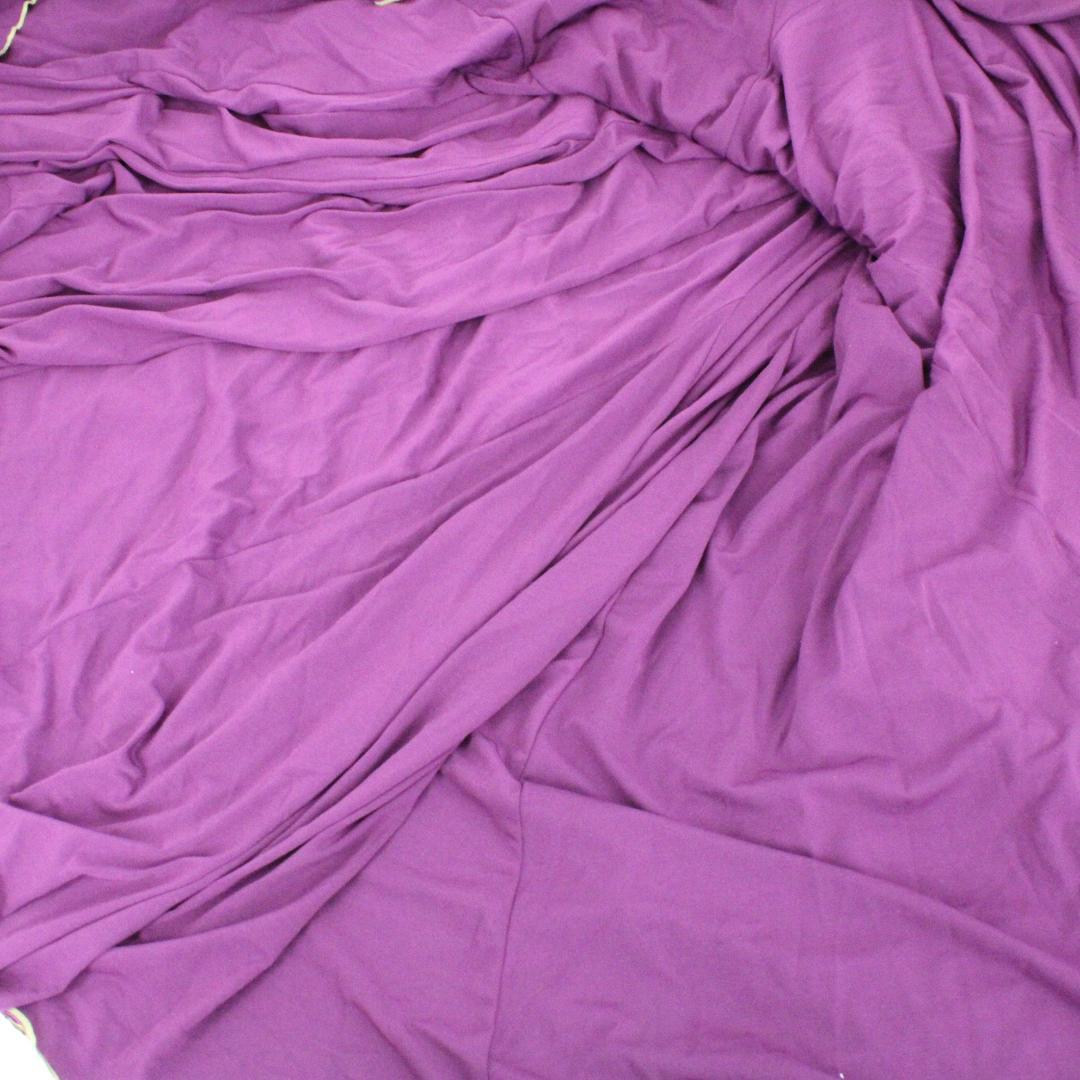 【美品 フラメンコ衣装】山吹色×パープル ドレス 大きく広がる裾 ワンピース