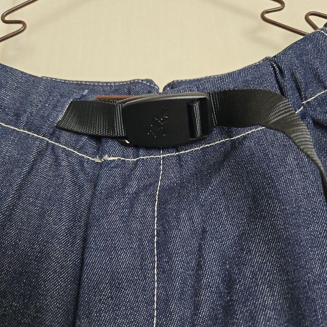 グラミチ × オアスロウ　　デニム　ウェービング　ワイドパンツ　バルーンパンツ