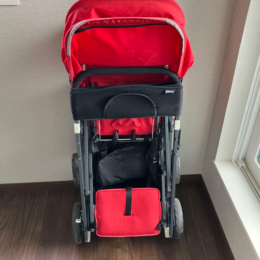 JOOVY カブース ウルトラライト グラファイト　2人乗り ベビーカー