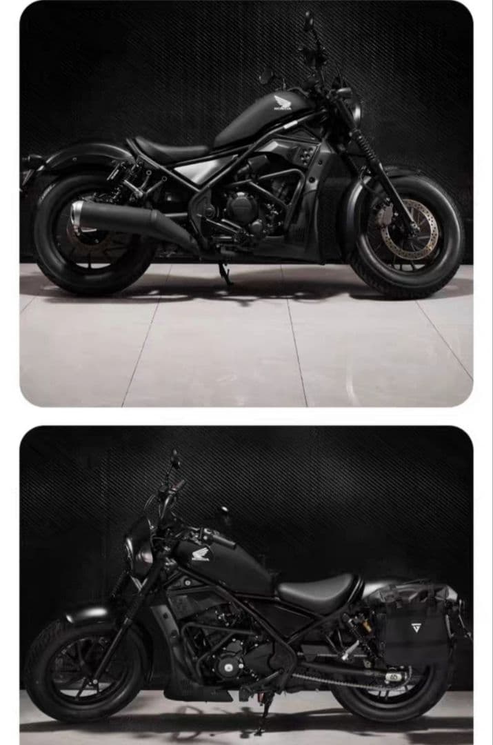 レブル 250 500 フロントフェンダー マッドガード フェアリング ブラック