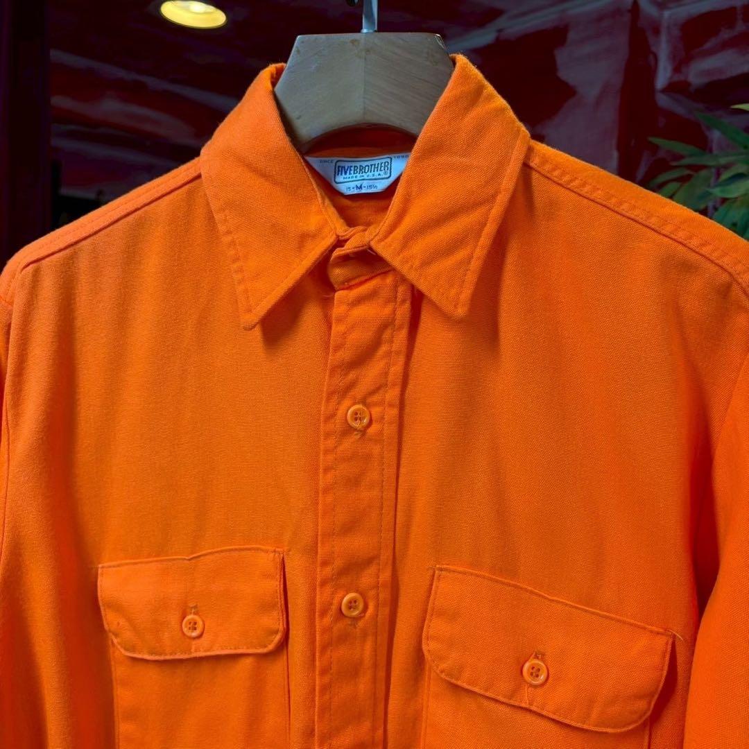 トップス 80s FIVE BROTHER acrylic shirt