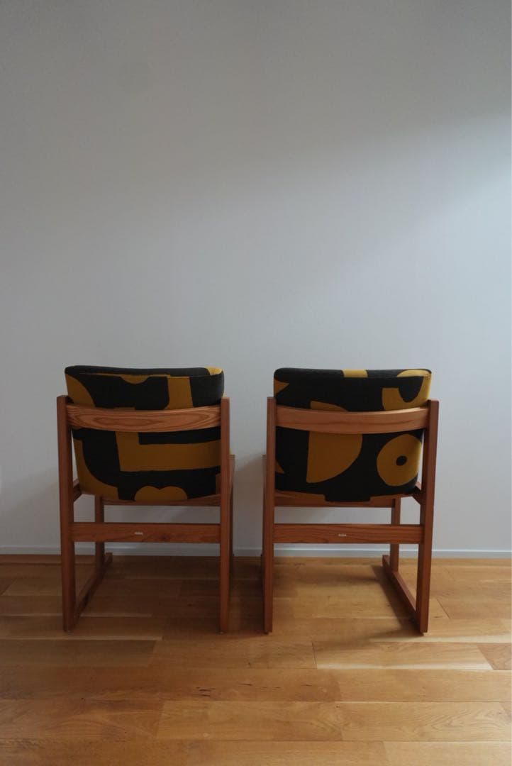 【飛騨産業 × 柚木沙弥郎】スタンダードコレクション 椅子　希少　名作チェア