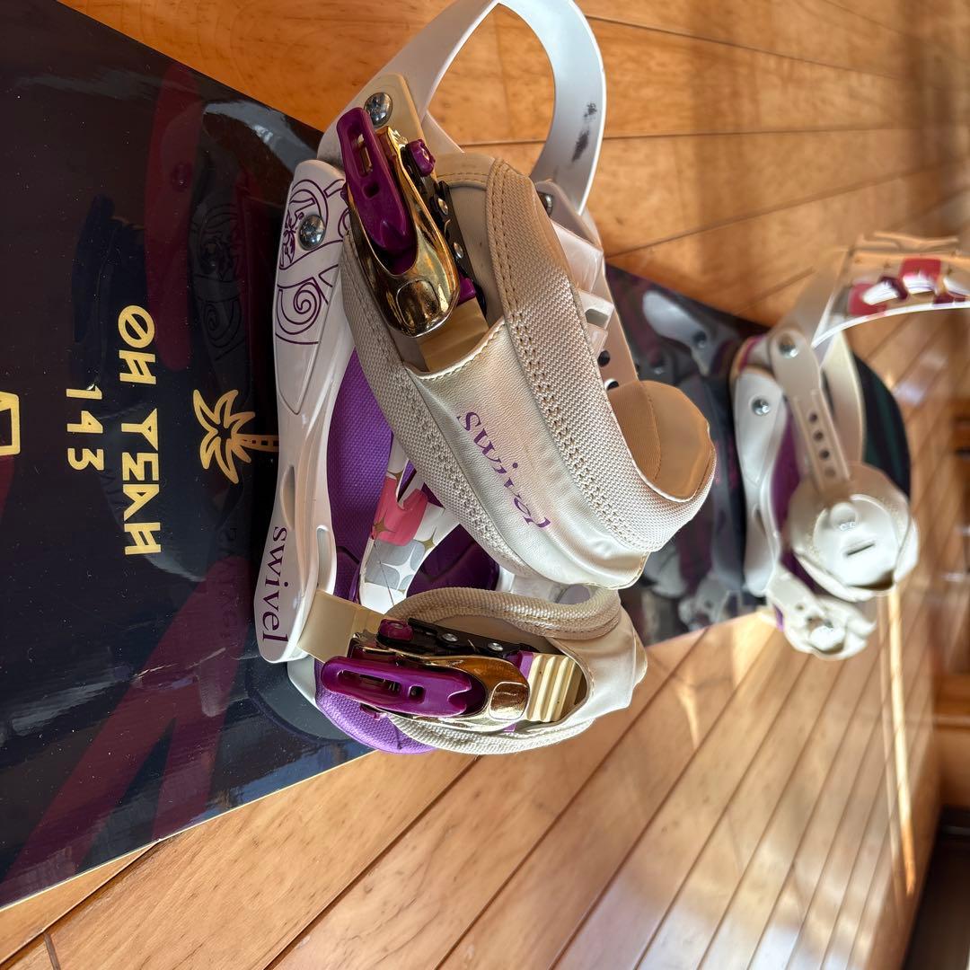 SALOMON スノーボード　BURTONブーツ　バックセット