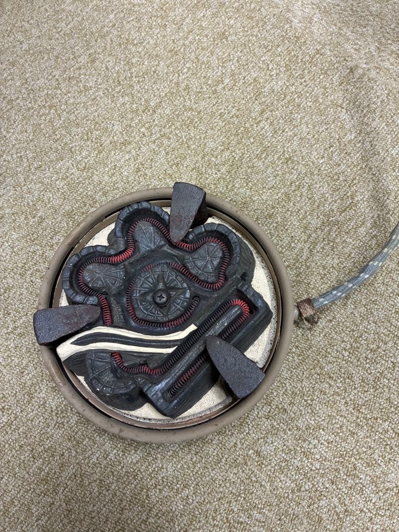 鋳鉄製 電気式 茶釜 取っ手付き