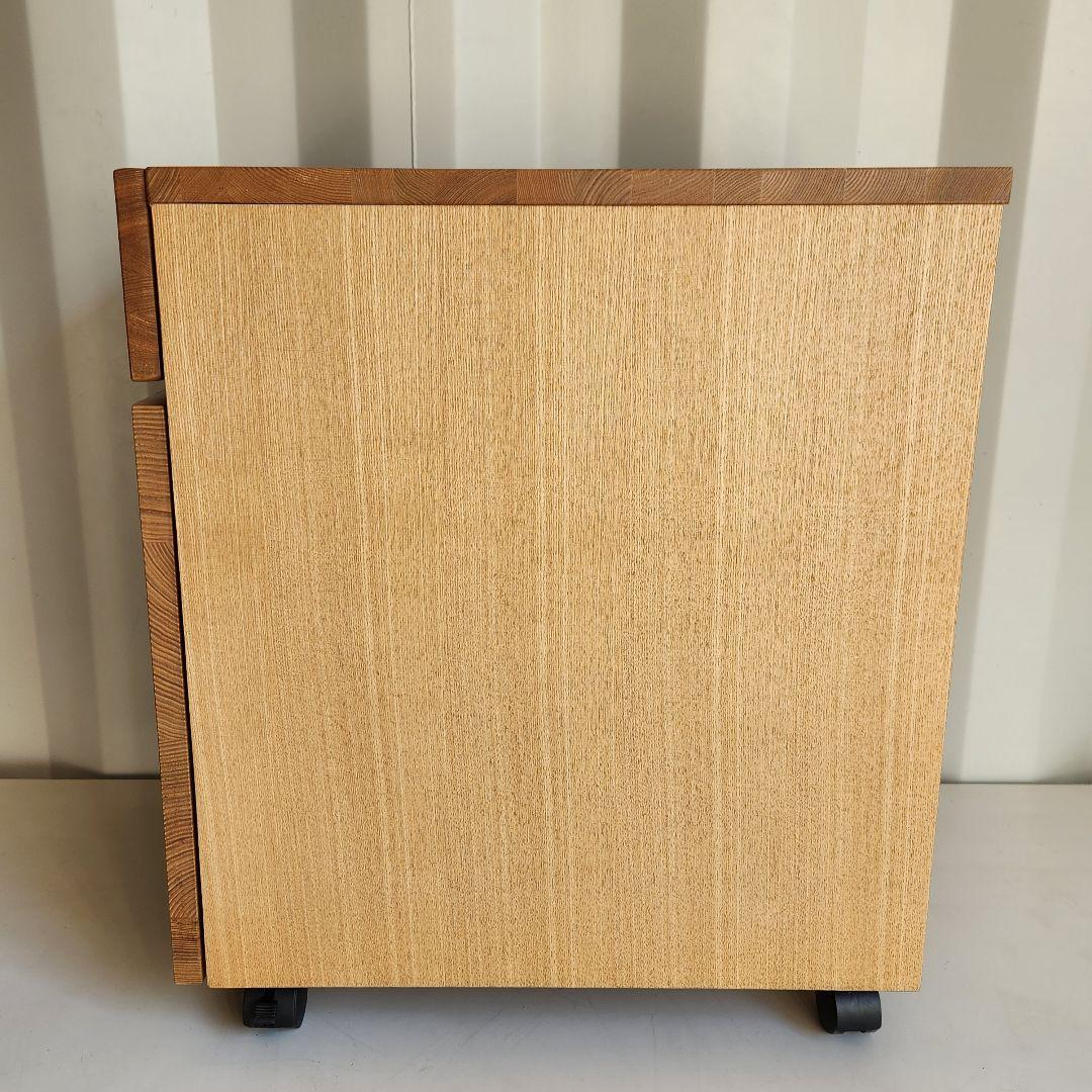 廃盤モデル　無印良品 木製 デスクキャビネット タモ材　➁