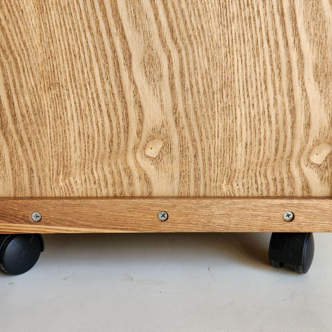 廃盤モデル　無印良品 木製 デスクキャビネット タモ材　➁