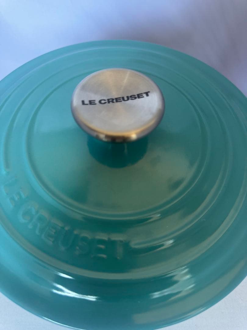 LE CREUSET ル・クルーゼ　ココットロンド　ターコイズ 20センチ
