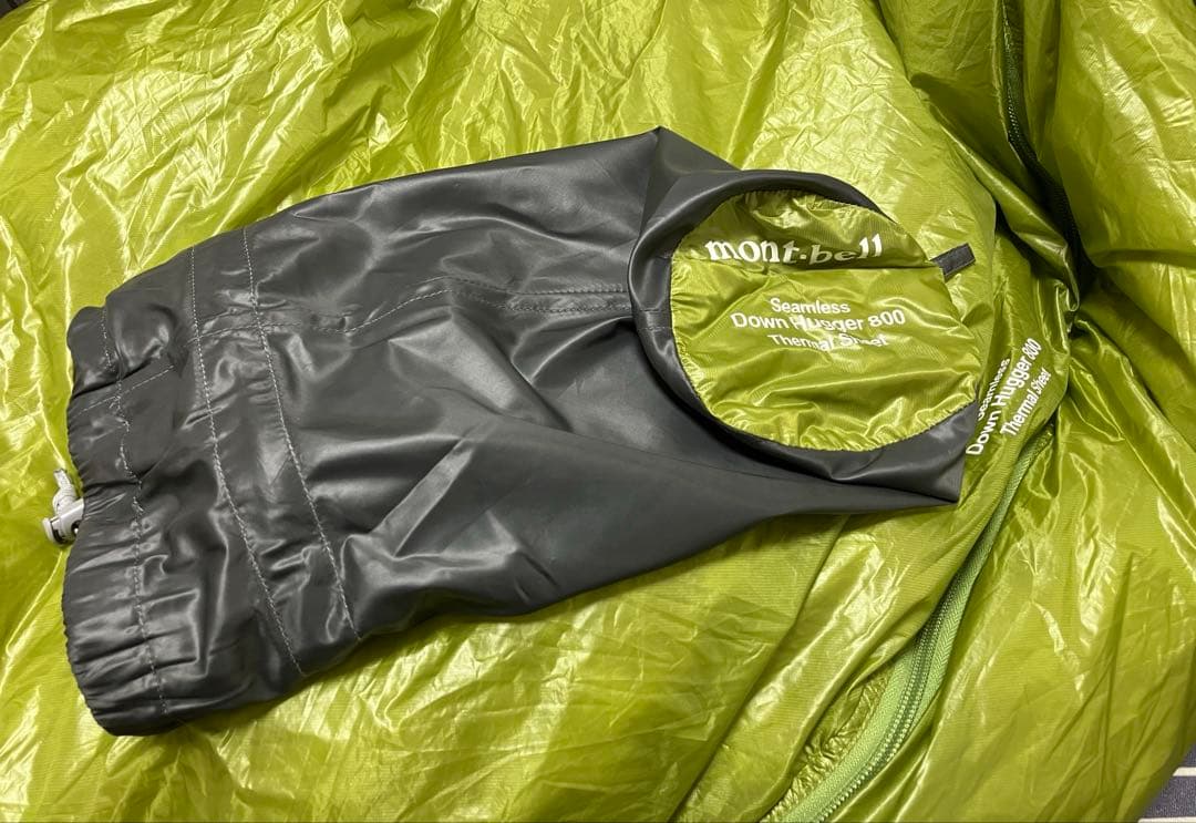 モンベル シームレス ダウンハガー サーマル シーツ ( インナー シュラフ