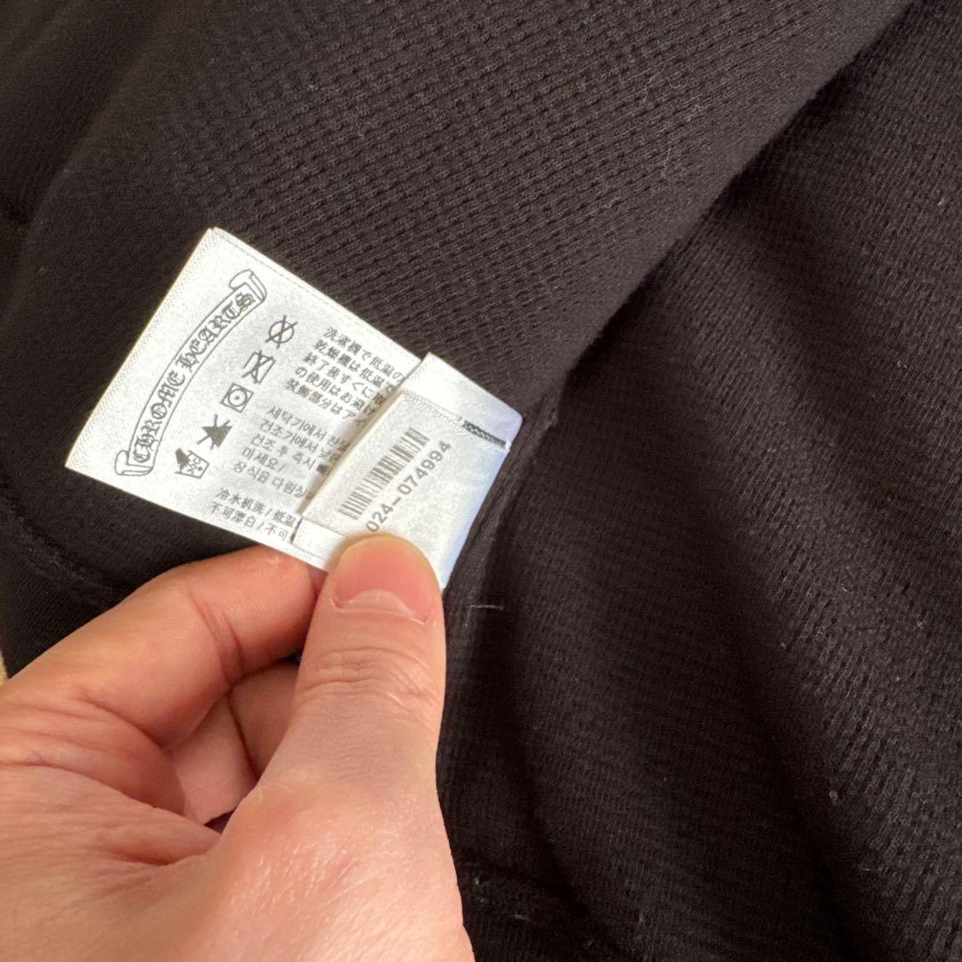 クロムハーツ サーマルフローラルクロス ホースシュー ジップアップフーディ S