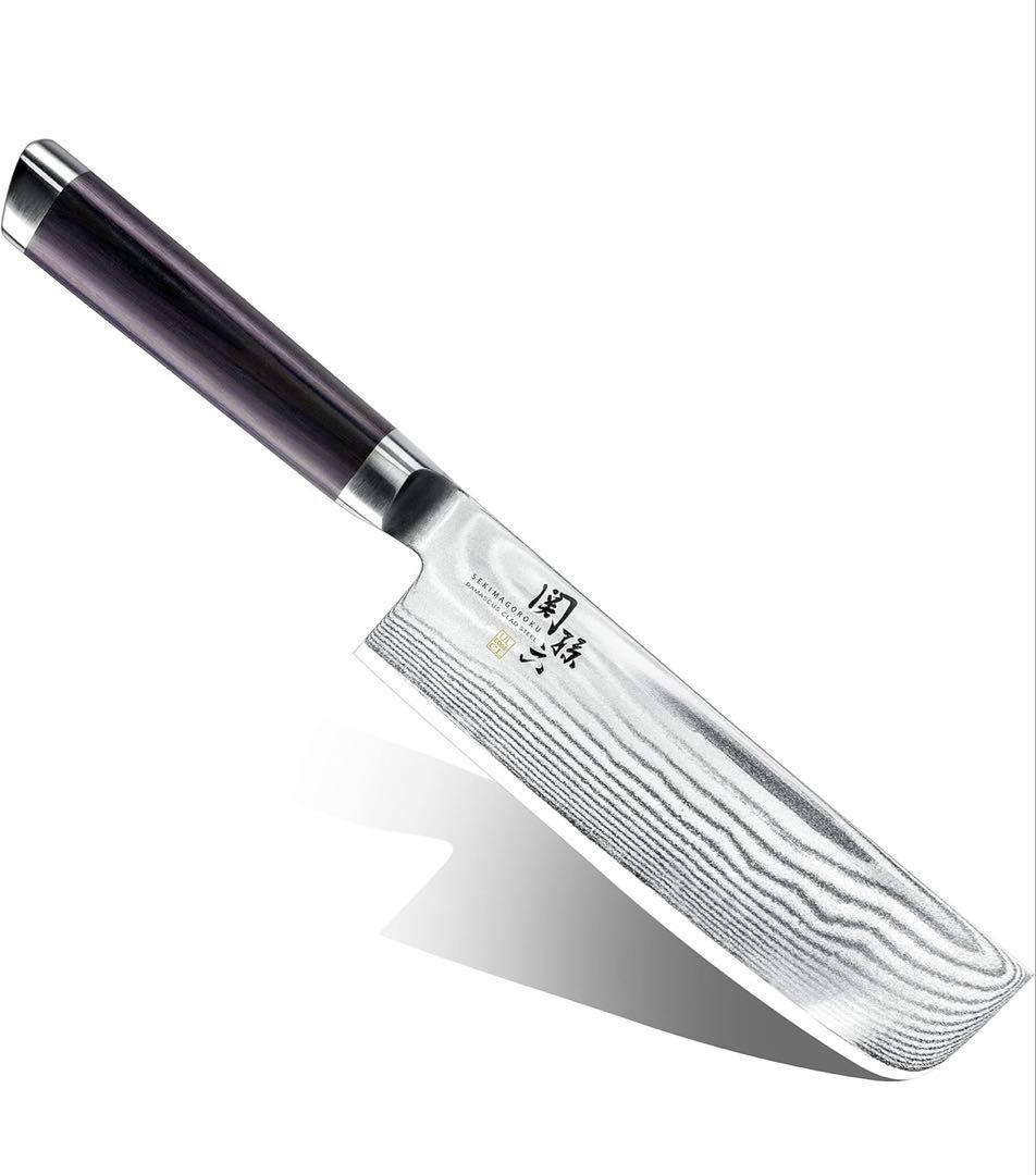 貝印⭐︎関孫六ダマスカス三徳160mm&牛刀 180mm&菜切包丁のセット