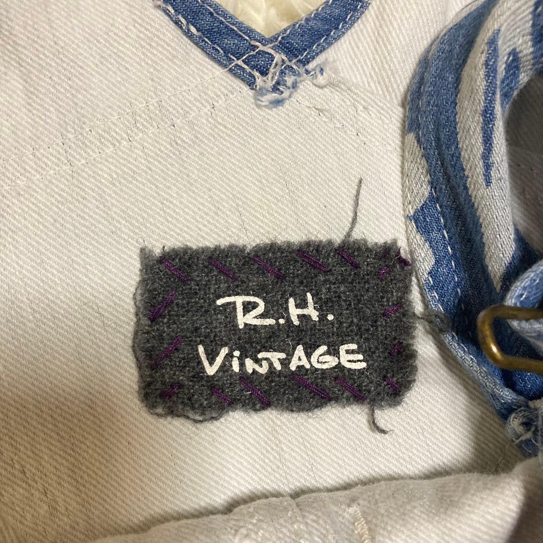 ほぼ未使用　希少　ロンハーマンヴィンテージ　花柄　総柄　ブルー　サロペット