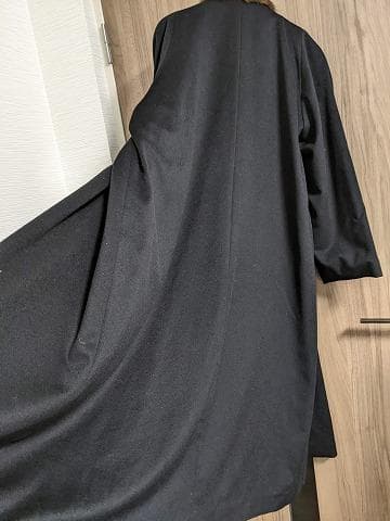 A948　未使用保管品　セーブル　カシミヤ100％　ロングコート　毛皮