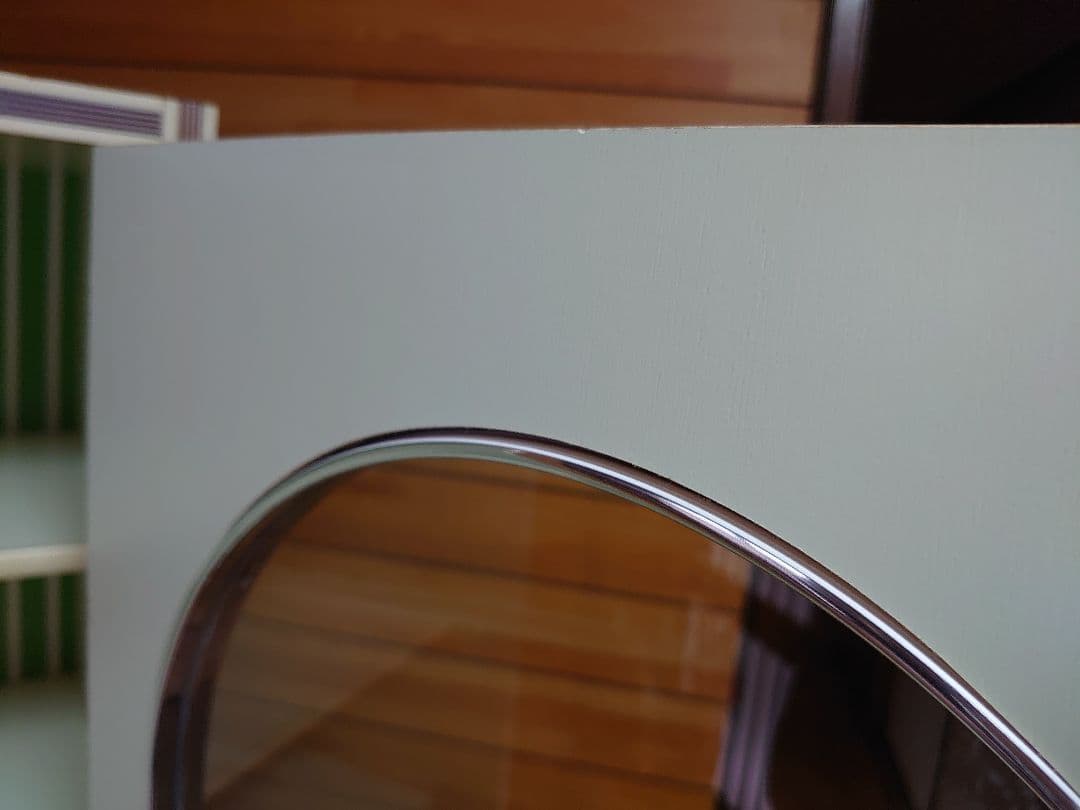 美品 レトロポップ 昭和レトロ 飾り棚 食器棚 花柄 アンティーク インテリア