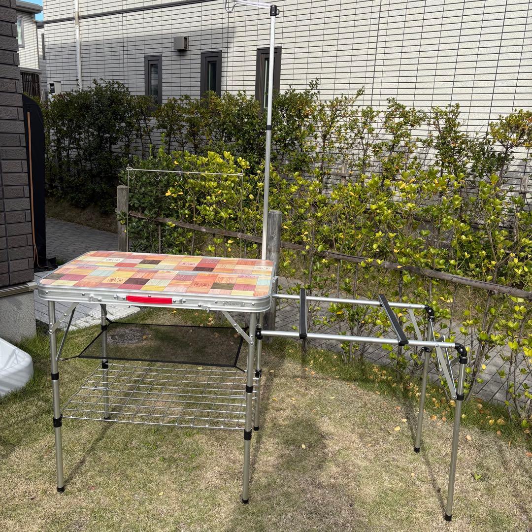 【極美品】Coleman オールインワンキッチンテーブル