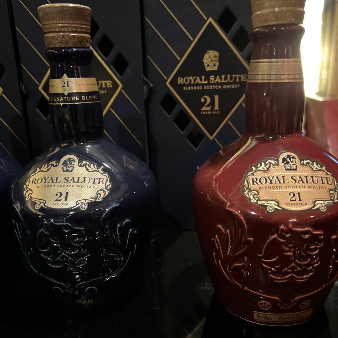  SALUTE 21年 ブレンデッドスコッチウイスキー　空瓶箱付き