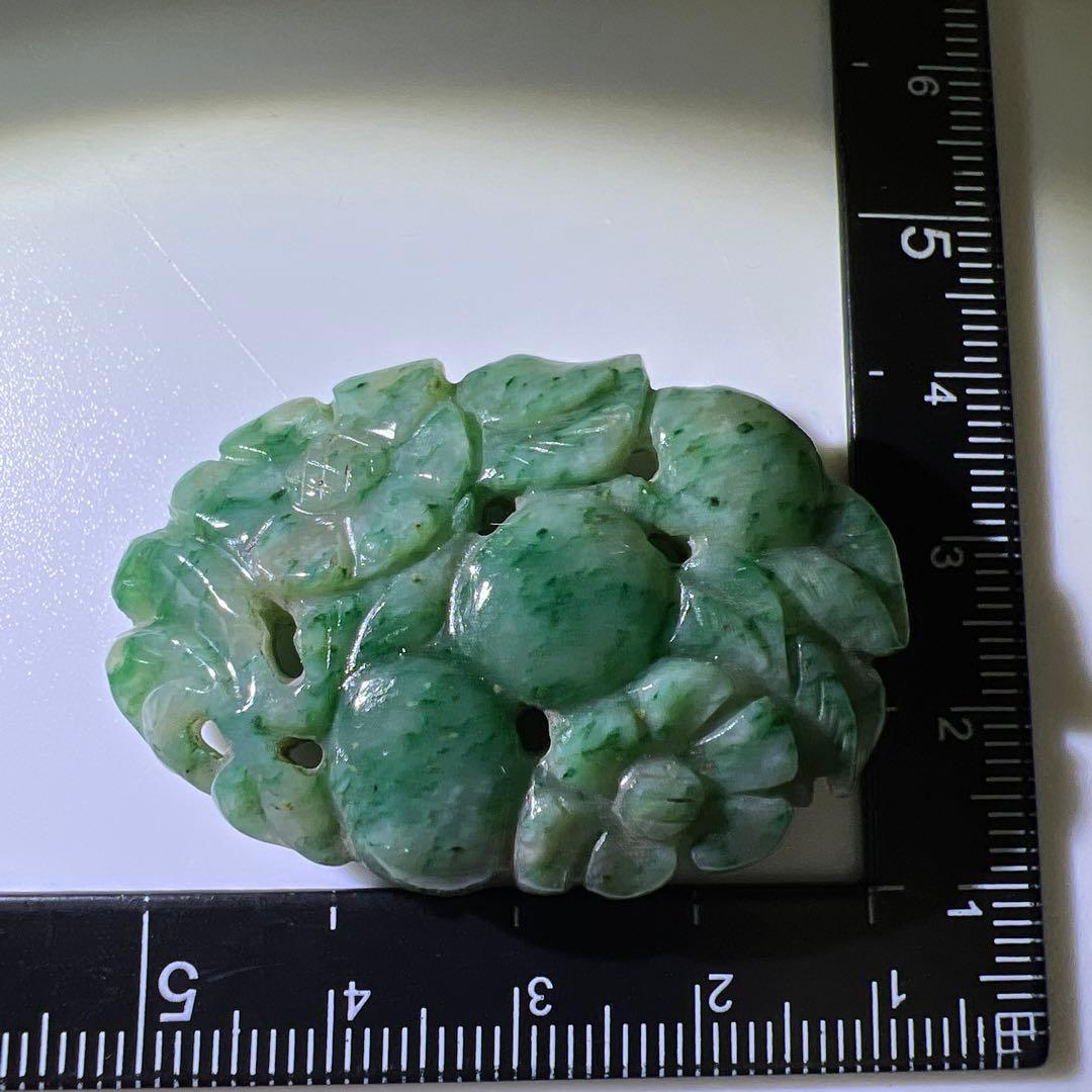 専用　本翡翠　透彫　16g 東Y7-0929☆2F