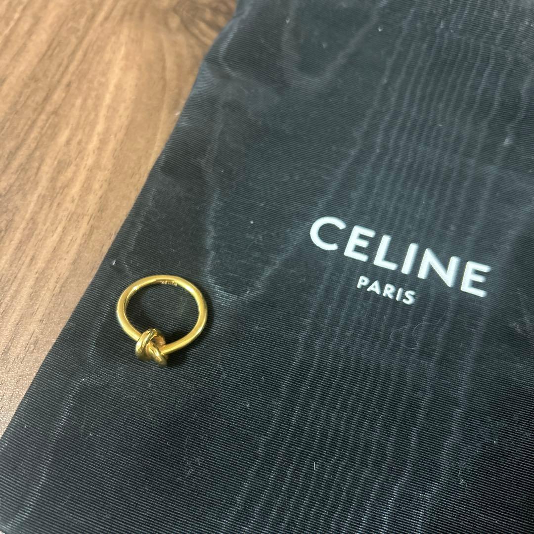 値下げ！セリーヌ　ノットリング　13号　CELINE