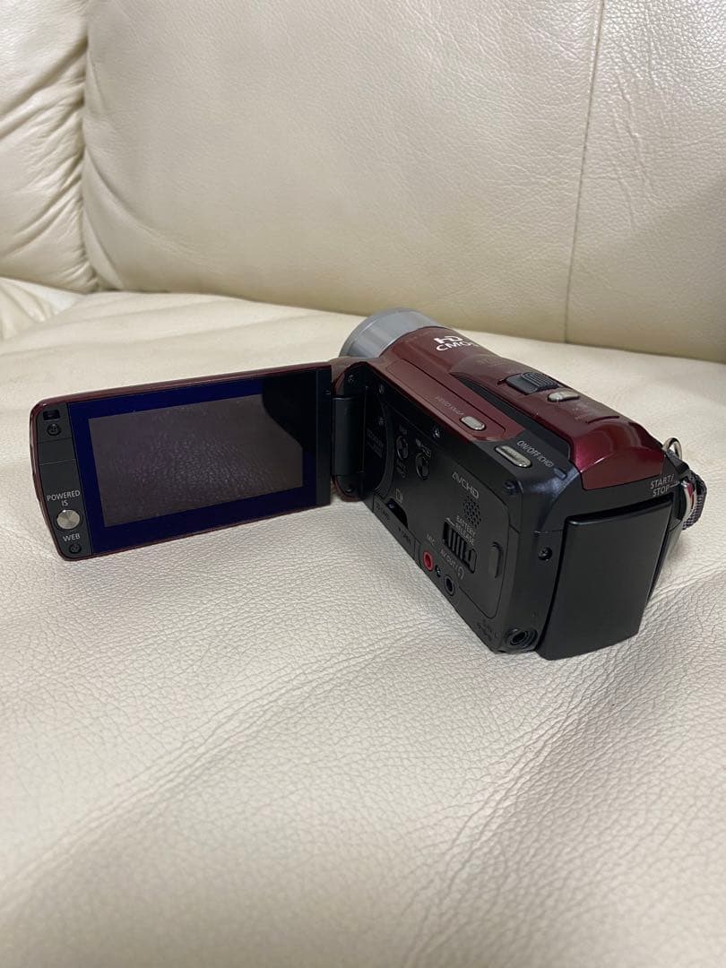 Canon HD ビデオカメラ 本体 レッド