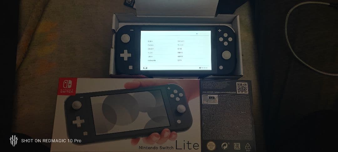 Nintendo Switch Lite グレー ゼルダゲーム3本付き