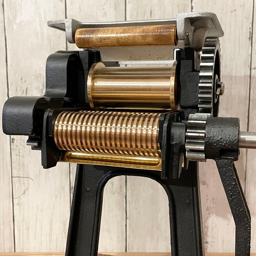 小野式製麺機【2510-08】説明書コピー.トラブル予防運用ガイド.麺帯ハンガー