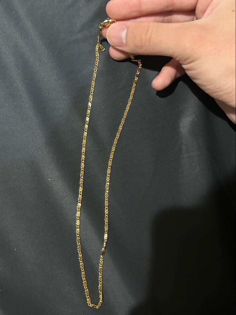 遺品整理　18k刻印ありゴールドネックレス 50cm20インチ