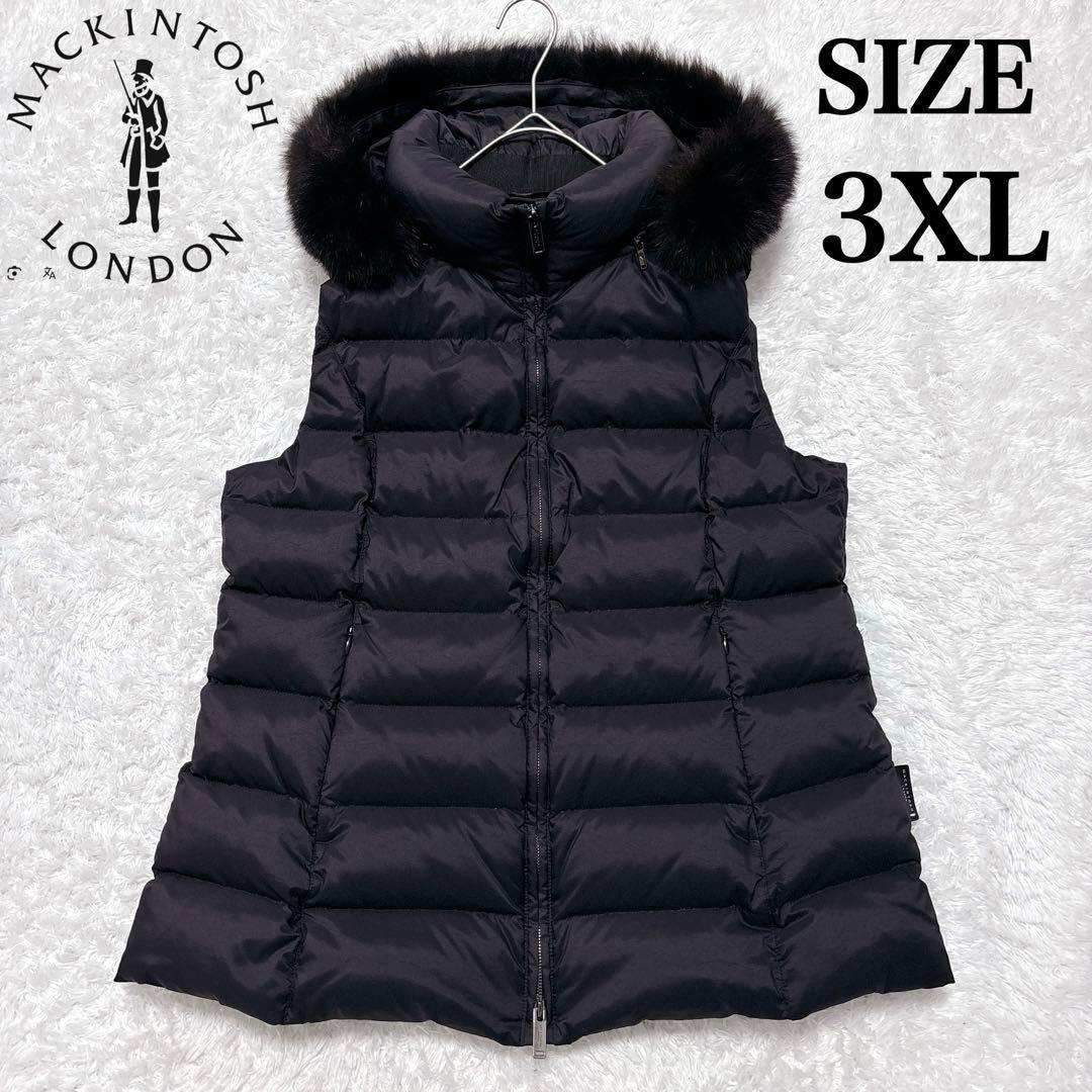 美品✨MACKINTOSH LONDON フォックスファー 3wayダウンベスト