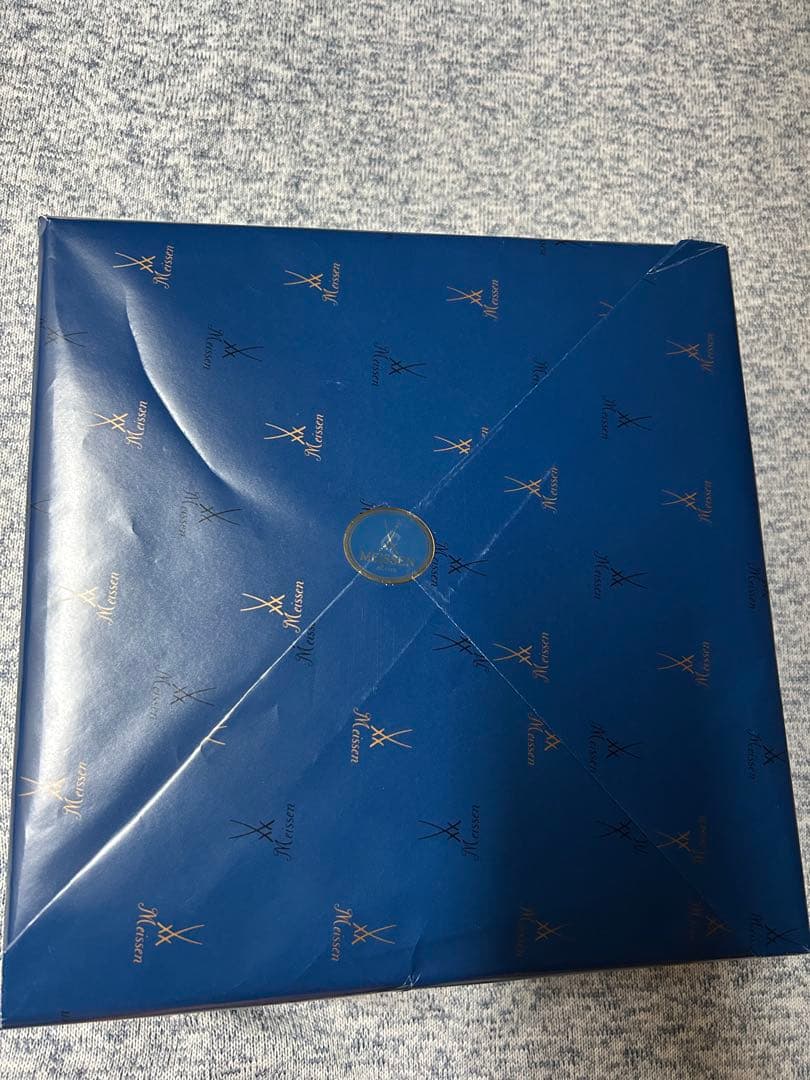 マイセン [MEISSEN]波の戯れ ホワイト ペアサラダディッシュ（2枚）