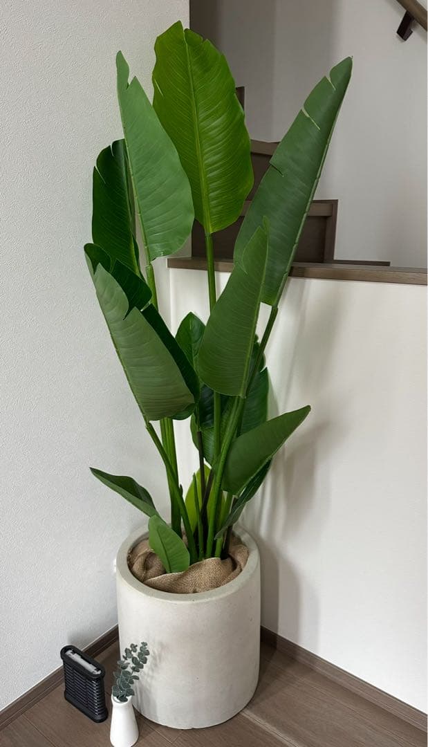 大型 フェイクグリーン 観葉植物風 鉢付き インテリア