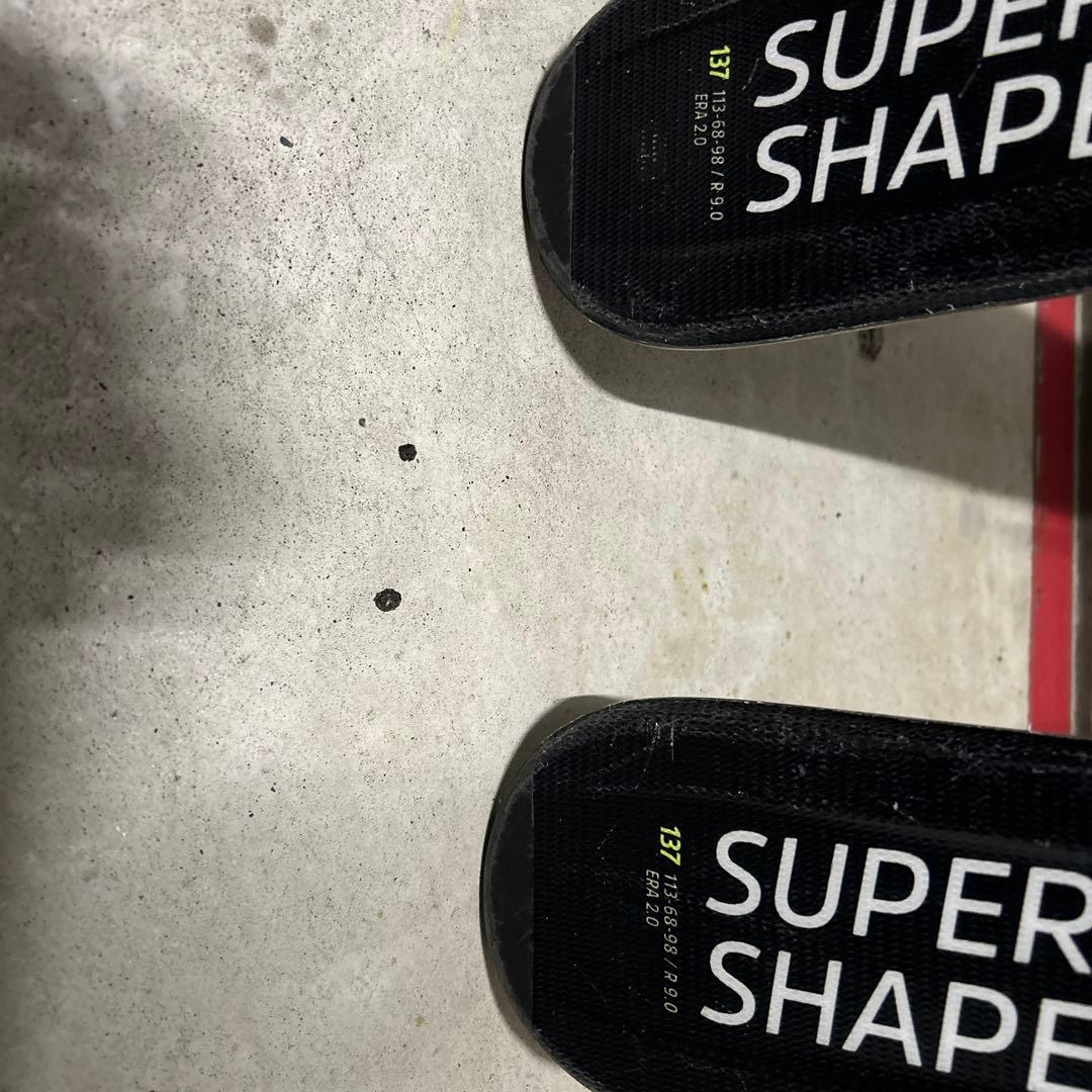 た*き様 HEAD SUPER SHAPE スキー 137cm ASPバインディ