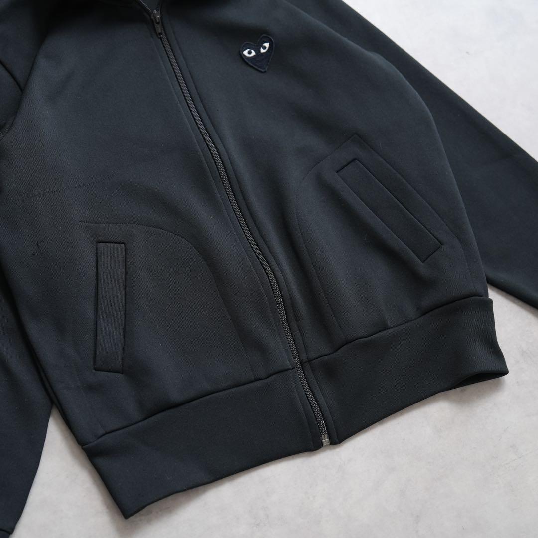 PLAY COMMEdesGARCONS ジップ スウェットシャツ ジャージー