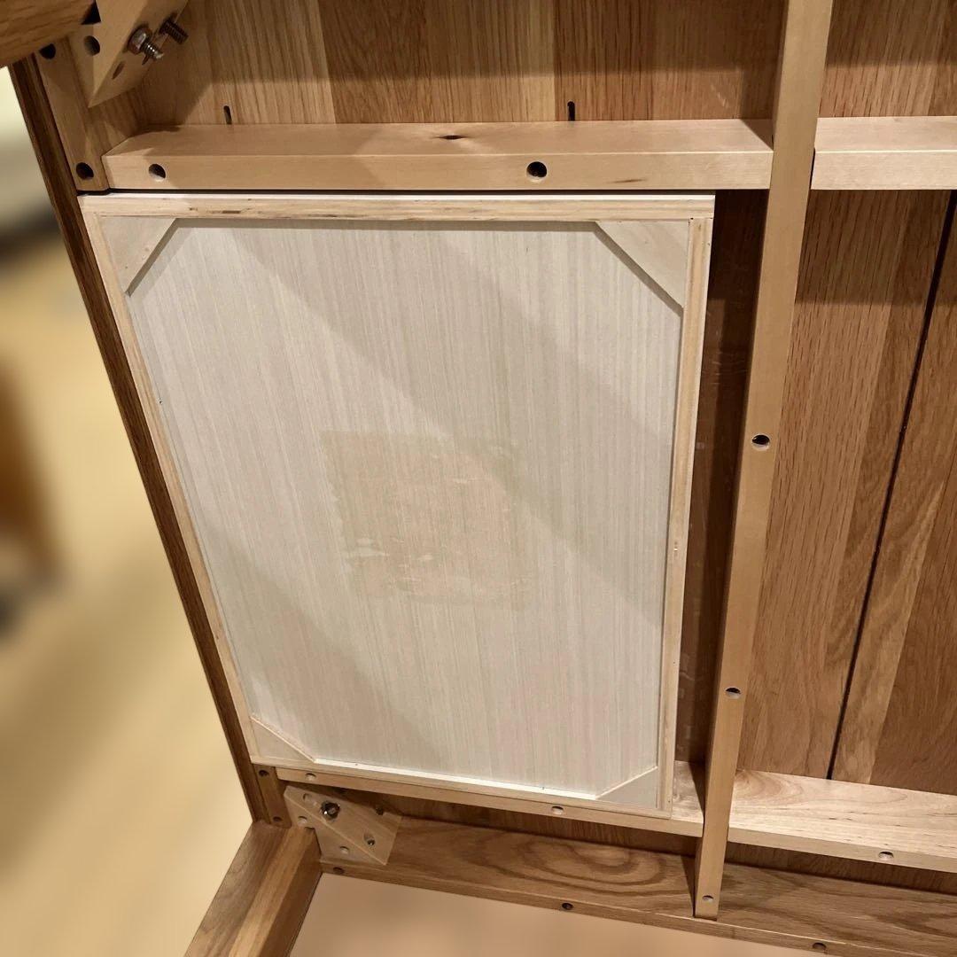 MUJI 無印良品 無垢材引出付・幅80㎝ 正方形 ダイニングテーブル 良品計画