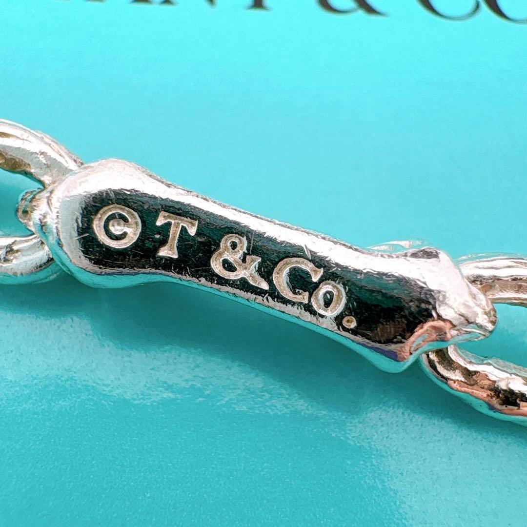 極美品レア オールドティファニー バンブー 19cm ブレスレット シルバー