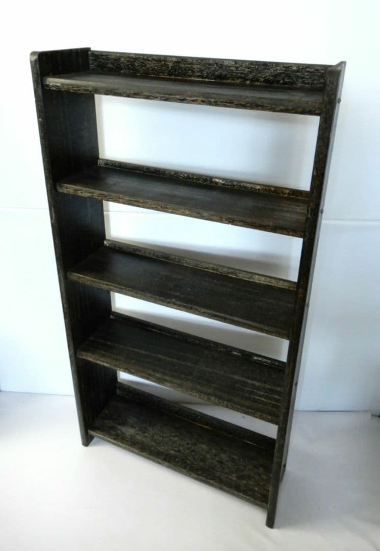 【昭和レトロ アンティーク】ブックシェルフ 本棚 五段