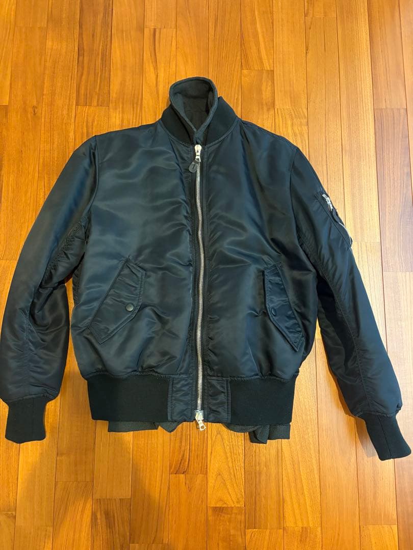Uniform ExperimentネイビーMA-1ジャケットサイズ1