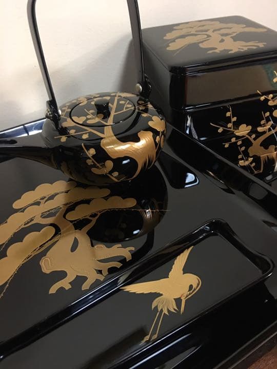 輪島塗り 重箱 屠蘇器豪華セット 蔵出し